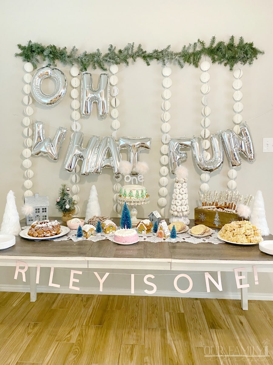 Oh what fun, Riley is one!