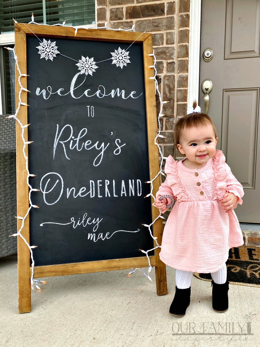 welcome to our winter onederland