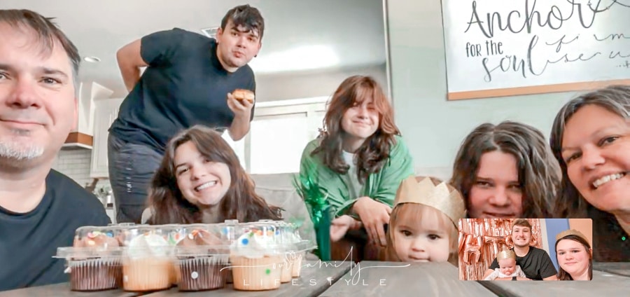 FaceTime 6 month birthday celebration